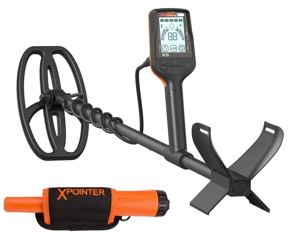 Quest X5 Metalldetektor mit XPointer pinpointer