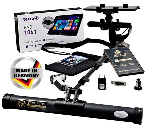 Tero Vido 3D System Basic Horizontal Bodenscanner Metalldetektor Golddetetkor